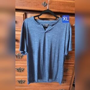Alfani Men's Heathered Navy Tee